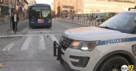 Nypd Stray Bullet Strikes Mta Bus In East Harlem No Injuries Cbs