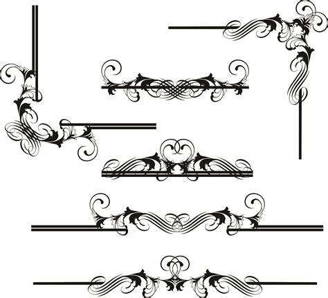 17 Ornate Border Vector Free Images Free Decorative Borders And