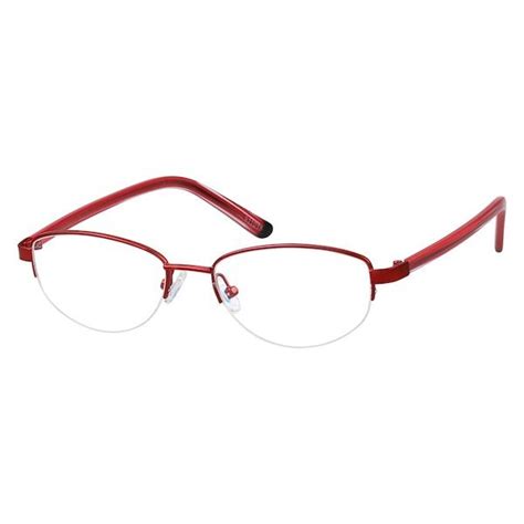 Red Oval Glasses 911018 Zenni Optical Zenni Oval Glasses Prescription Eyeglasses