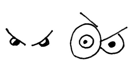 How To Easily Draw Cartoon Eyes To Show Different Emotions