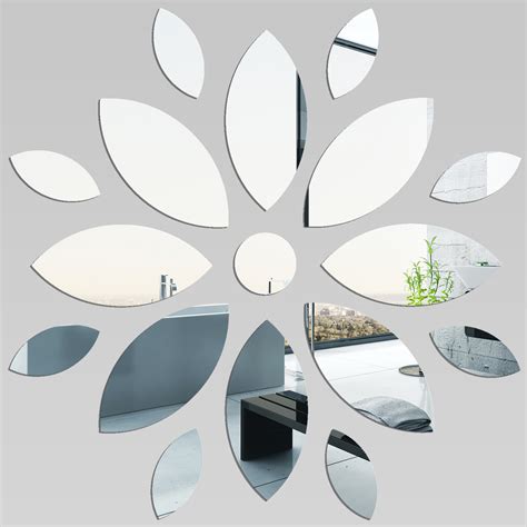 Wallstickers Folies Flower Decorative Mirrors Acrylic