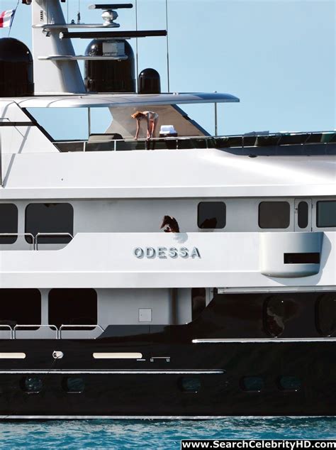 Lily Cole Topless Bikini Candids On Mega Yacht Odessa Celebrity Porn