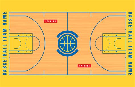 Basketball Court Floor Vector Art Icons And Graphics For Free Download
