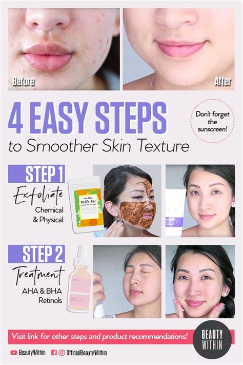 4 Easy Steps To Improve Skin Texture Everyone Wish To Have Smooth And