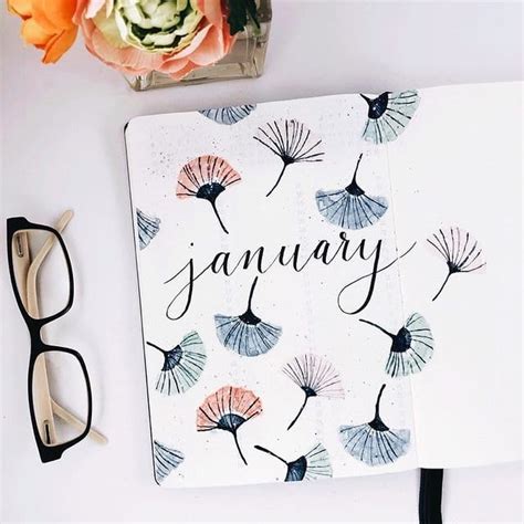 20 Beautiful January Bullet Journal Theme Pages To Inspire You