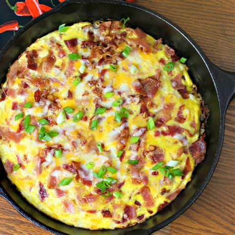 Cheesy Bacon Sausage Egg Hash Brown Skillet Recipe In 2020 Cheesy