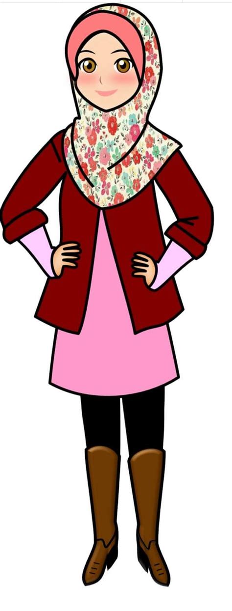 For hijab cartoon muslimah, you can put it in the search bar and get started. Clipart Muslimah Cartoon | Free download on ClipArtMag