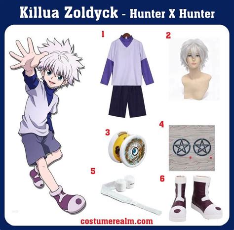 Dress Like Killua Zoldyck From Hunter X Hunter Killua Zoldyck Costume