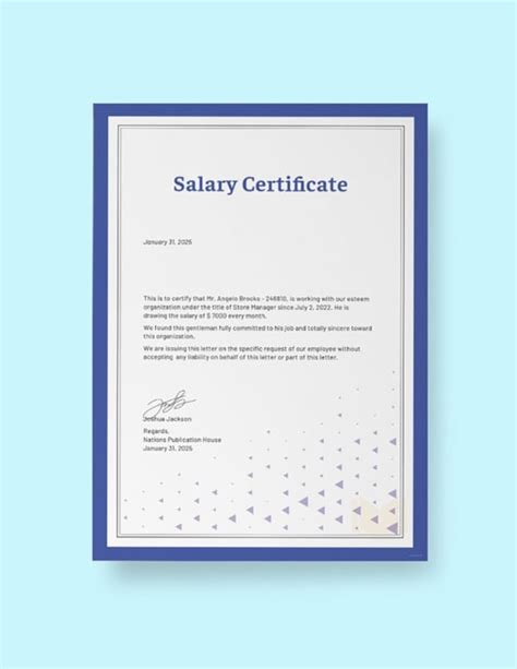 Salary Certificate Sample Uae Certify Letter