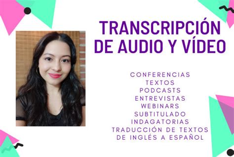 Transcripción En Español De Audio Y Vídeo A Texto By Paulavillamarin Fiverr