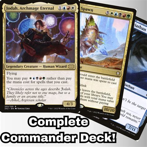 Jodah Archmage Eternal Commander Deck Edh 100 Magic Cards Custom Deck