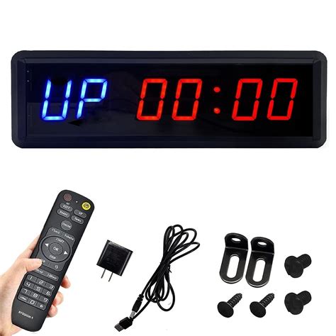 Btbsign Led Interval Timer Count Downup Clock Stopwatch With Remote