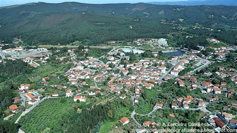 Roads, streets and buildings on satellite photos; A Terceira Dimensão: Castanheira de Pêra