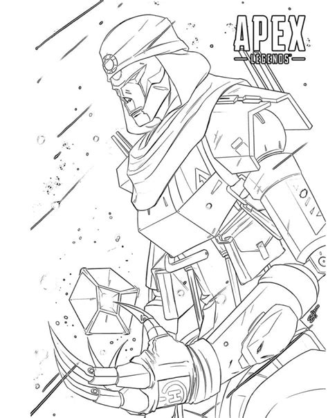 Details Best Apex Legends Coloring Pages Free To Print And Download Shill Art