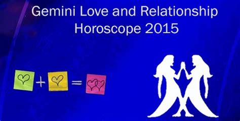 Gemini Love Horoscope Reverasite
