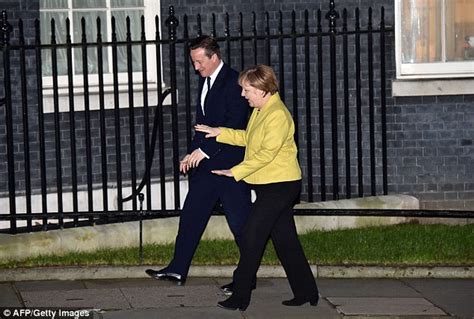 Cameron And Merkel Meet For Crunch Eu Reform Talks