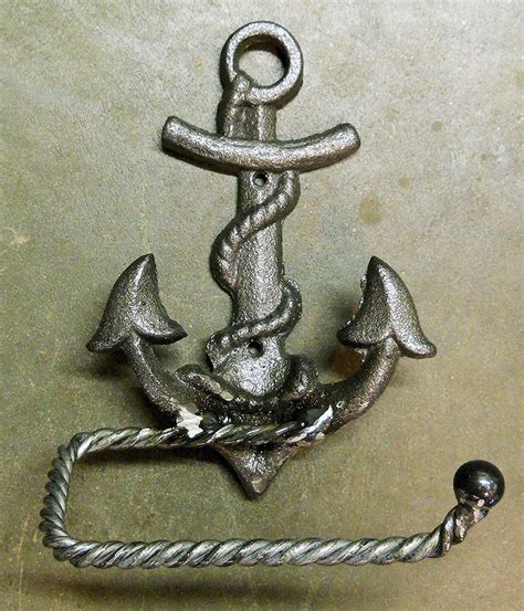 Check out our nautical bathroom accessories selection for the very best in unique or custom did you scroll all this way to get facts about nautical bathroom accessories? Nautical Anchor Toilet Paper Holder Cast Iron >>> Read ...