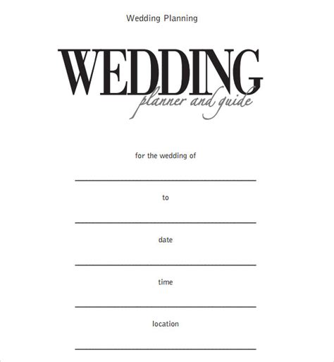 Wedding Timeline Template Excel