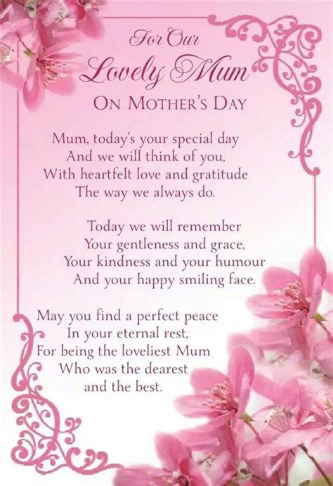 Remembrance Mother S Day Quotes For Mom In Heaven Mother Day