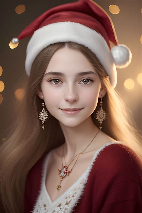 Download Ai Generated Woman Christmas Royalty Free Stock Illustration