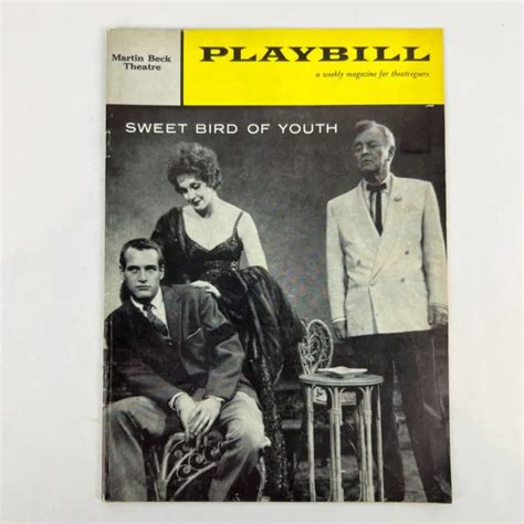 VINTAGE BROADWAY PLAYBILL Sweet Bird Of Youth W Paul Newman Martin Beck