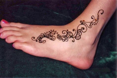 5 Beautiful Simple Foot Henna Designs 2014 Latest Images World Latest