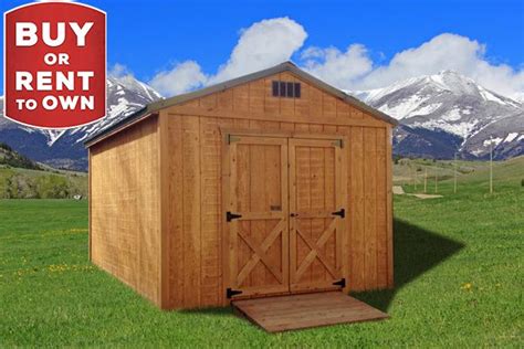Rent To Own Storage Sheds And Garages In Montana Idaho And Wyoming
