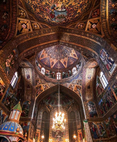 Inside Of The Vank Cathedral Isfahan Province Iran Riranpics