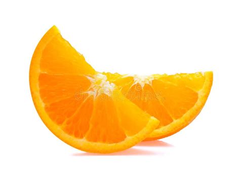 Orange Slice Isolated On White Background Stock Image Image Of Slice