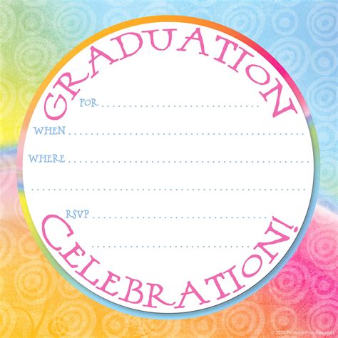 Free Printable Graduation Party Invitation Template Printable Party Kits