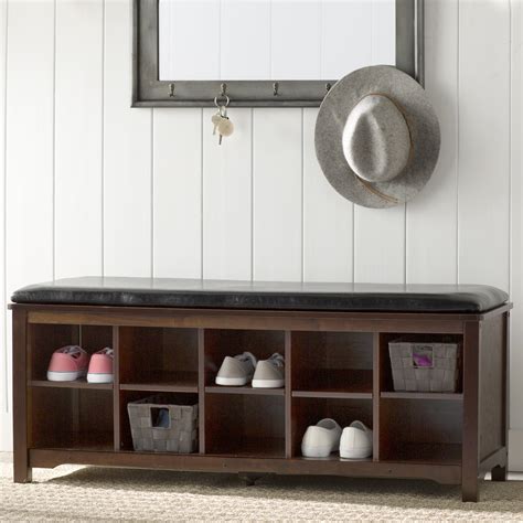 Charlton Home Benton Cape Anne Wood Storage Entryway Bench And Reviews