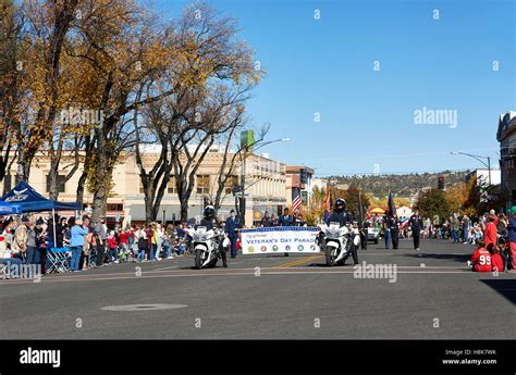 Prescott Az Usa November 10 2016 City Police Motorcycles Lead At