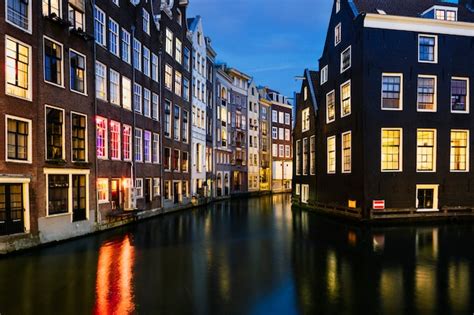 Premium Photo Typical Amsterdam Houses Netherlands