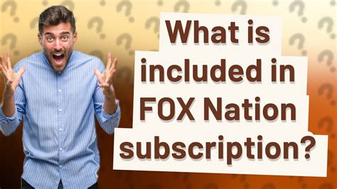 What Is Included In Fox Nation Subscription Youtube