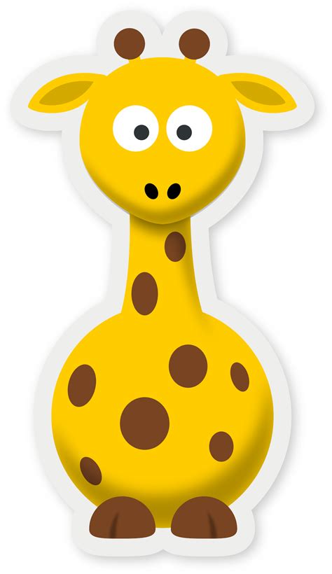 Cartoon Giraffe Vector Art Image Free Stock Photo