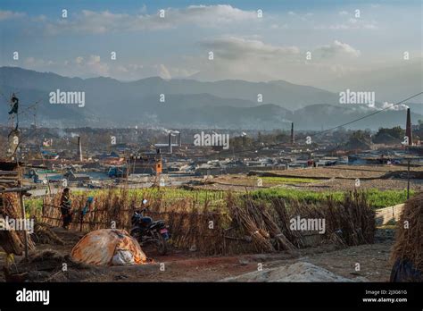 Daily Life In Bhaktapur Nepal Stock Photo Alamy