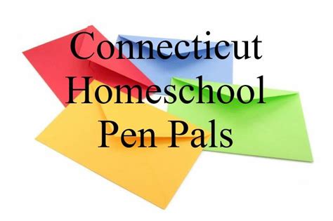 Connecticut Homeschool Pen Pals