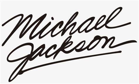 Michael Jackson Signature Png Vector Freeuse - Michael Jackson Logo