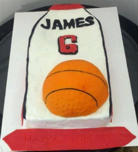 Lebron James Jersey Cake