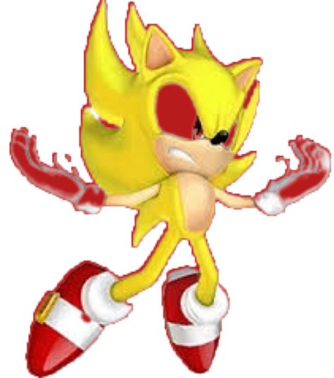 Super Sonic Exe Render By Shadowxcode On Deviantart