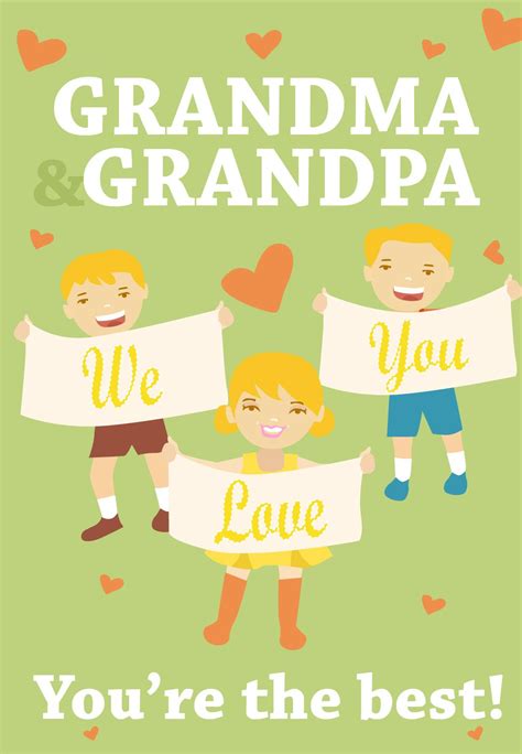 Free Printable Grandparents Day Cards Design Corral