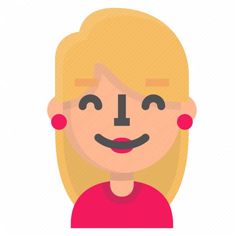 Emoji Fille Blonde