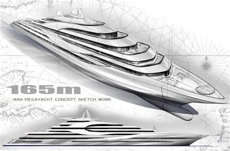 Superyacht Sketches Yacht Design Boat Design Yacht