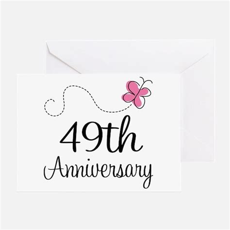 49th Anniversary 49th Anniversary Greeting Cards Cafepress