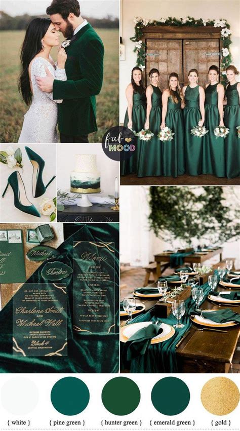 Emerald Green Wedding Colors Sekasdirect