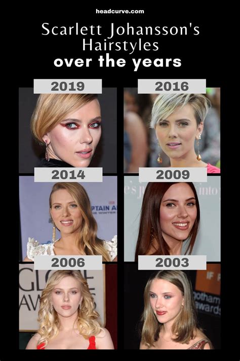 Scarlett Johansson S Hairstyles Over The Years Artofit