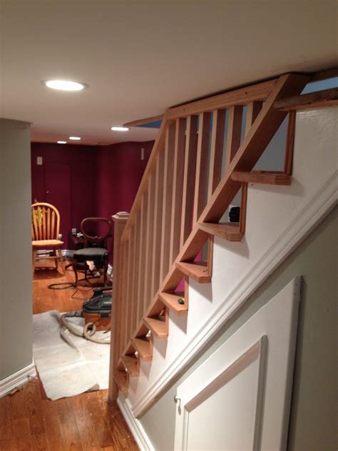 Removable Banister Attic Stairway With Custom Built Removable Railing