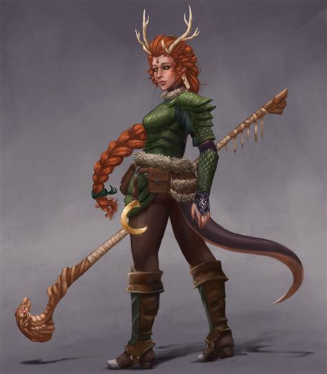 Oc Willow Tiefling Druid Dnd Female Character Design Dungeons