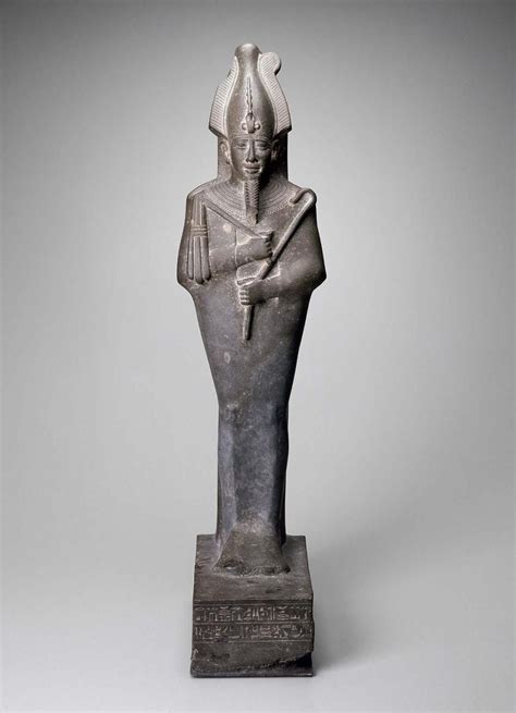 Statue Of Osiris Upper Part Works Museum Of Fine Arts Boston