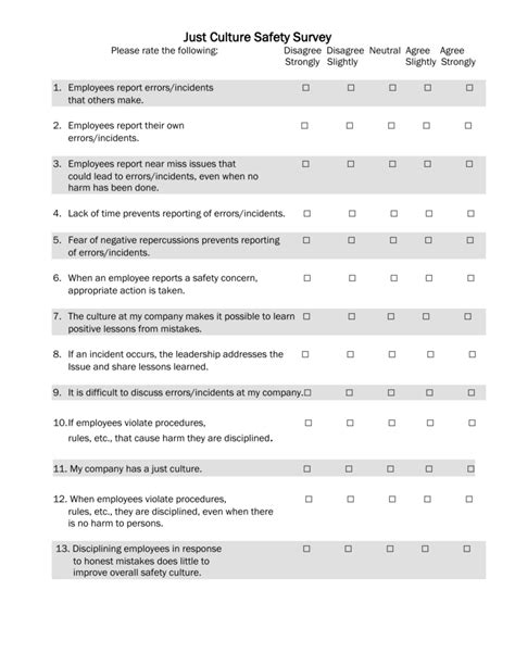 Employee Culture Survey